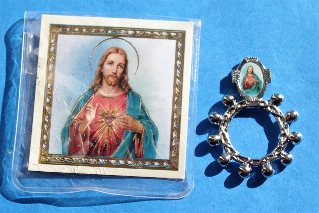 Sacred Heart of Jesus Rosary Ring